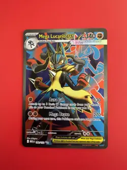 Pokemon Mega Evolution Mega Lucario Ex Full Art #160/132 - NM condition! - Image 1