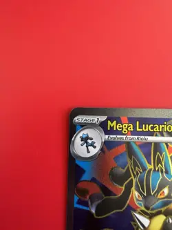 Pokemon Mega Evolution Mega Lucario Ex Full Art #160/132 - NM condition! - Image 2