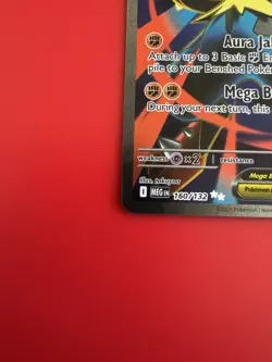 Pokemon Mega Evolution Mega Lucario Ex Full Art #160/132 - NM condition! - Image 4