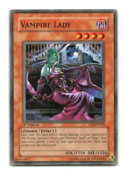 Vampire Lady - SD2-EN010 1st Edition - YuGiOh-LP - Image 1