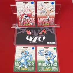4set EX+~NM) Pokemon Card Carddas-Series Special Set Japanese Hitmonlee Machoke - Image 1