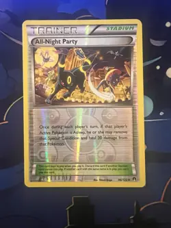 Pokemon TCG All-Night Party XY BREAKpoint 96/122 MP Reverse Holo Card, Umbreon - Image 1
