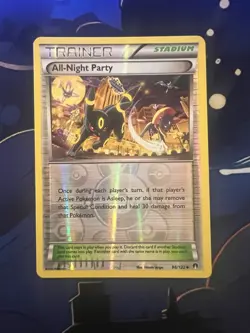 Pokemon TCG All-Night Party XY BREAKpoint 96/122 MP Reverse Holo Card, Umbreon - Image 2
