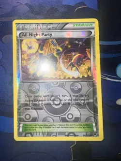 Pokemon TCG All-Night Party XY BREAKpoint 96/122 MP Reverse Holo Card, Umbreon - Image 4
