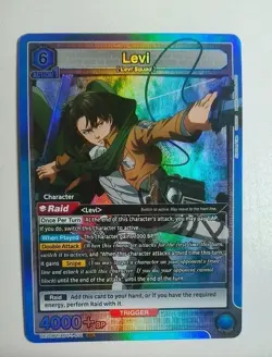 Levi UE10BT-AOT-1-011 SR Attack on Titan Union Arena Card - Image 1