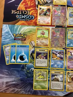 Vintage Pokemon Card Lot WOTC Holo Fire First Edition Shadowless Etc Anicent Mew - Image 3