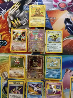 Vintage Pokemon Card Lot WOTC Holo Fire First Edition Shadowless Etc Anicent Mew - Image 4