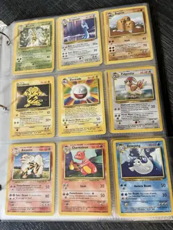 1999 WOTC Pokemon Base Set All 84 RARE, UNCOMMON, and COMMON Cards (Non Holo) - Image 1