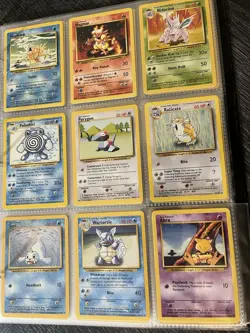 1999 WOTC Pokemon Base Set All 84 RARE, UNCOMMON, and COMMON Cards (Non Holo) - Image 3