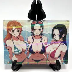 One Piece Nami Nico Robin Boa Hancock Sexy Anime Waifu Girl Goddess Story Card - Image 2