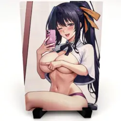 High School DxD Akeno Himejima Sexy Anime Waifu Girl ACG Goddess Story Art Card - Image 1