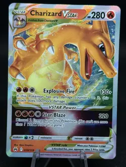 Pokemon TCG Charizard VSTAR Crown Zenith Holo Ultra Rare Card 019/159 - Image 1