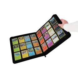 BCW Purple Z-Folio Pages LX Album 12 Pocket Trading Cards Zipper Binder - Image 5