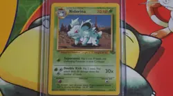 Lot 3 Nidorina 40/64 Parasect (2) 41/64 - NM/M - Jungle Pokemon Card - Unplayed - Image 1