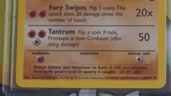 Lot 3 Primeape Rapidash Tauros 43-4 47/64 - NM/M Jungle Pokemon Card - Unplayed - Image 3