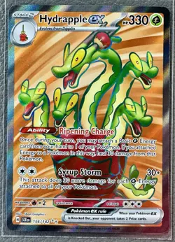 Pokemon TCG - Hydrapple EX Full Art Ultra Rare Card 156/142 Stellar Crown - Image 1