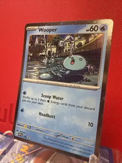 Wooper Cosmos Holo Black Star Promo - SVP155 Pokemon Card NM - Image 3