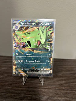 Tyranitar ex 064/131 Pokemon Stamped Prismatic Evolutions Double Rare Promo Card - Image 1
