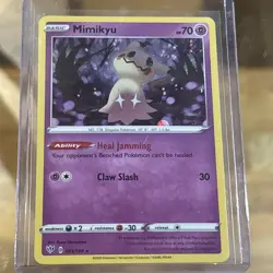 Mimikyu 081/189 Cosmos Holo Darkness Ablaze Pokemon TCG Card - Image 1