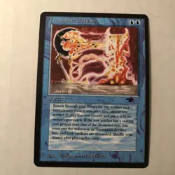 Magic The Gathering Antiquities TRANSMUTE ARTIFACT Blue Rare Never Played MTG - Image 1