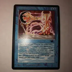 Magic The Gathering Antiquities TRANSMUTE ARTIFACT Blue Rare Never Played MTG - Image 2