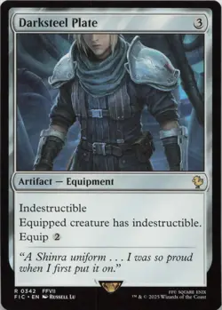 Darksteel Plate R Commander: FINAL FANTASY 342 LP-NM MTG - Image 1
