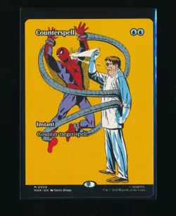 COUNTERSPELL 0009 BORDERLESS SPIDER-MAN MARVEL 2025 MAGIC THE GATHERING (B) - Image 1