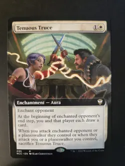 Tenuous Truce NM EXTENDED Commander: Streets of New Capenna MTG FREE SHIPPING - Image 1