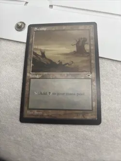 Magic The Gathering Swamp Land Common Tempest Illus. Brom Vintage - Image 3