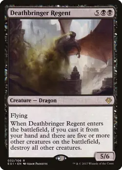 MTG - 4 x Deathbringer Regent - Playset 4x x4 - Archenemy: Nicol Bolas NM - Image 1