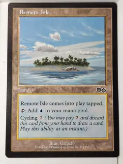 Remote Isle - Urza's Saga - Magic the Gathering MTG Nice! - Image 1