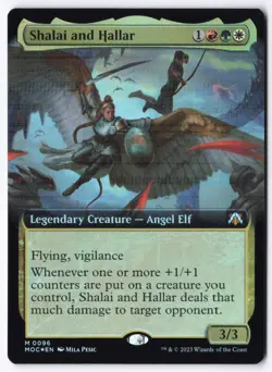 Shalai and Hallar (Extended Art) M Commander: March of the Machine 96 NM - Image 1