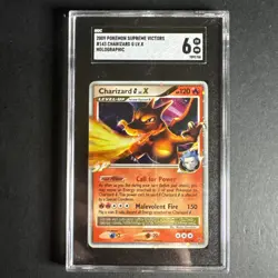 2009 Pokemon Supreme Victors CHARIZARD G Lv. X #143 Holo Graded SGC 6 EX-NM - Image 3