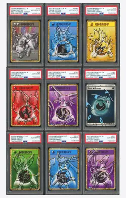 Pokemon PSA & AUTO AUTH*9 Energy Holo Eeveelution Cookie Cutter 2023 JPN & ENG - Image 1