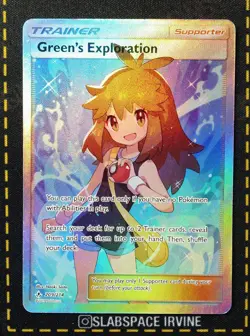 2019 Pokemon Green’s Exploration Full Art Sun & Moon Unbroken Bonds 209/214 - Image 1