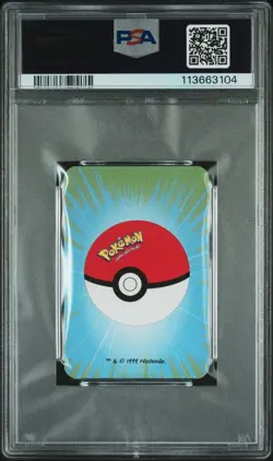 PSA 9 MINT 1999 BICYCLE MINI POKEMON CHARIZARD GREEN KING OF HEARTS - Image 2