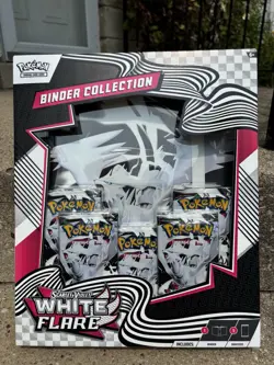 Pokemon TCG Scarlet & Violet White Flare Binder Collection BRAND NEW SEALED TCG! - Image 1