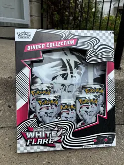 Pokemon TCG Scarlet & Violet White Flare Binder Collection BRAND NEW SEALED TCG! - Image 3