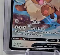 Eevee V - Crown Zenith (CRZ) 108/159 Rare Pokemon TCG - Image 5