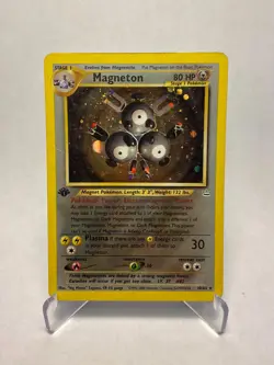 Pokemon Magneton 10/64 - 1st Edition Neo Revelation, Holo LP - Image 1