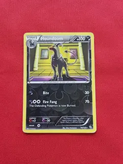 Pokemon: Houndoom #75/124 Dragons Exalted Reverse Holo - HP - F54 - Image 1