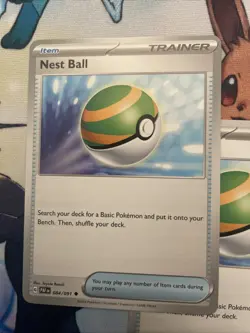 4x Nest Ball 084/091 x4 - Paldean Fates - Pokemon TCG - Playset - Image 2