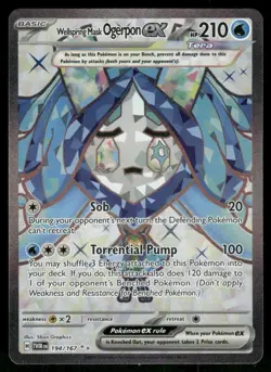 Wellspring Mask Ogerpon ex - 194/167 Ultra Rare Holo NM Pokemon SV06: Twilight M - Image 1
