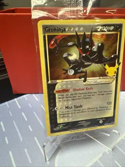 Pokemon Greninja Gold Star SEALED SWSH144 Holo Celebrations NM #5 - Image 2