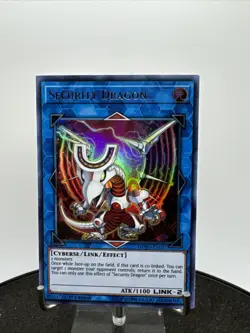 Yu-Gi-Oh! Security Dragon DUPO-EN037 Ultra Rare 1st Edition Near Mint - Image 1
