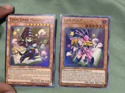 YUGIOH Toon Dark Magician Girl/ Toon Dark Magician Ultra Rare Holo 1ST ED - Image 1