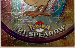 SPEAROW #21 Series 1 - 2000, Topps TV Animation Edition Chrome Pokemon Card - Image 3