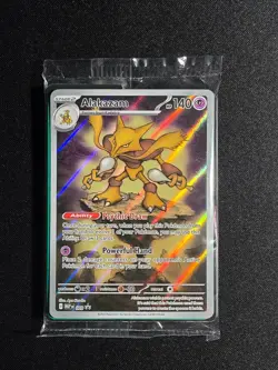 Alakazam Mega Evolution ETB Promo Card + sealed w/ regular promo - Image 1