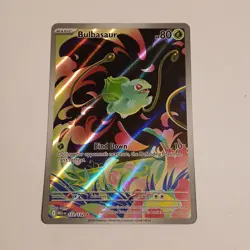 Bulbasaur 133/132 Illustration Rare Pokemon TCG Card Mega Evolution NM - Image 1