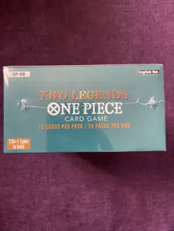 One Piece Card ENGLISH OP-08 Two Legends Booster Box Factory Sealed - Image 4